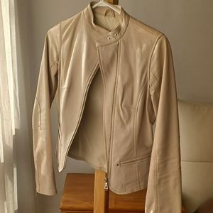 Jacket Rudsak 100% Leather XS Cream color